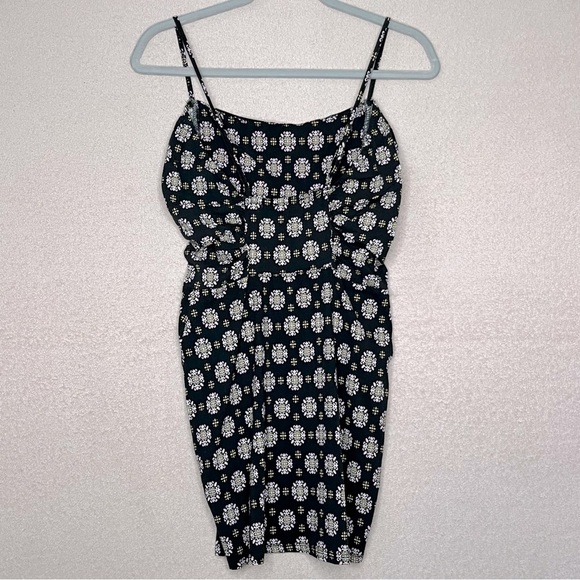 Free People Bodycon Tank Mini Dress-Women’s L-Black-Summer-Spring-Sun-Casual-NEW - Picture 4 of 9